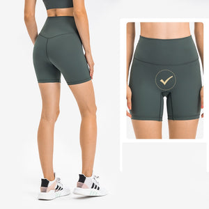 Womens Yoga Shorts Running Shorts High Waist Cool Breathable Training Shorts Ultra Soft seamless Gym Shorts