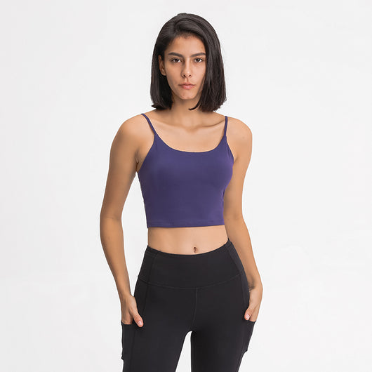 New colors for women vest sexy thin belt beautiful back tank top yoga crop Sweat vest