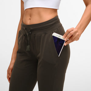 Women Breathable Drawstring Wide Leg Trousers Workout Fitness Slim Fit Side Pockets Sport Pants Jogger Sweatpants