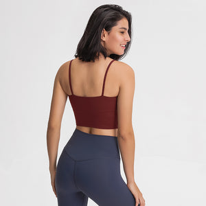 New colors for women vest sexy thin belt beautiful back tank top yoga crop Sweat vest
