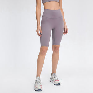 MAYLIFY High Waist Yoga Shorts for Women's Tummy Control Fitness Athletic Workout Running Shorts