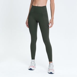Yoga Pants with Pockets, Tummy Control, Workout Running Leggings with Pockets for Women