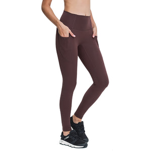 Yoga Pants with Pockets, Tummy Control, Workout Running Leggings with Pockets for Women