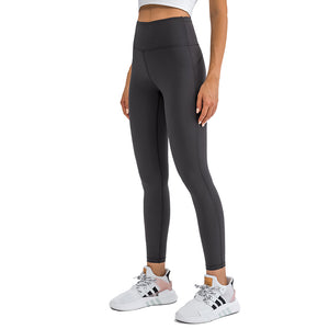 Yoga Leggings Classic Tummy Control Medium Waist Running Pants Workout Tights for Women