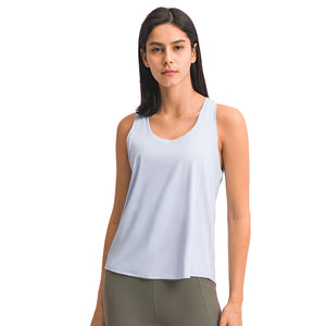 MAYLIFY Women's Workout Tank Top Racerback Lightweight Athletic Muscle Shirts Loose Fit Sport Gym Yoga Top