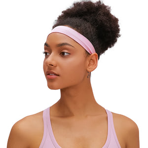 Lastic Sport Headbands Yoga Headbands Mixed Colors Workout Sweatbands Non Slip Exercise Fitness Headbands