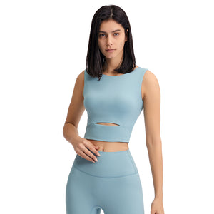 Women Padded Sports Bra - Seamless Comfort Bra Longline Crop Top for Fitness Workout Running Yoga Tank Tops