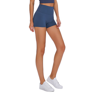 Women's Gym Shorts Seamless Workout Yoga Running Cycling Shorts Butt Lift Booty Shorts High Waist Tummy Control Summer Hot Pants