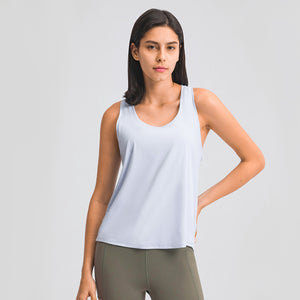 MAYLIFY Women's Workout Tank Top Racerback Lightweight Athletic Muscle Shirts Loose Fit Sport Gym Yoga Top