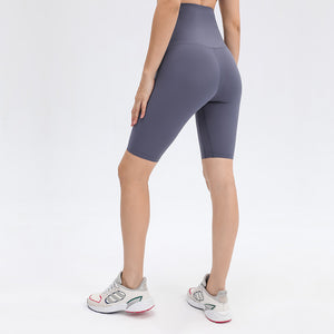 Yoga Pants Ladies High Waist Coated Sports Fitness Shorts Breasted Abdominal Sweat Pants Corset