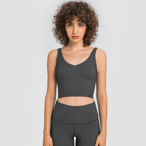 Shockproof Sports Bra Running Workout Gym Top Bra Short anti-shock yoga bra tank top