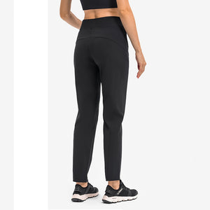 Women's Track Pants Athletic Running Sweatpants with Zipper Pockets Sports Jogging Sweat Pants Straight Leg