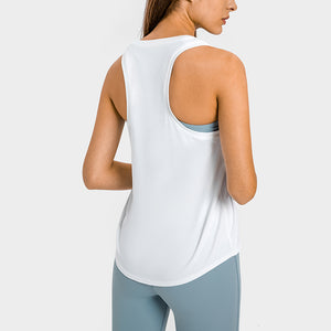 MAYLIFY Workout Tank Tops for Women - Sport Yoga Tops Loose Fit, Racerback Muscle Vest Shirt