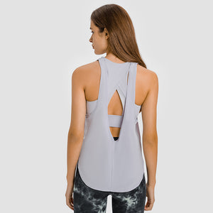 MAYLIFY Women's Yoga Tops with Built in Bra Workout Gym Tank Tops Sports Vest