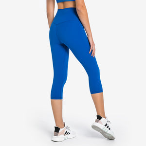 MAYLIFY Breathable Women High Elastic Yoga Pants Tights Quick Dry Sports Solid Color Leggings with Pocket
