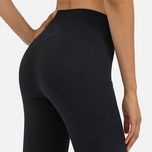 Yoga Pants with Pockets, Tummy Control, Workout Running Leggings with Pockets for Women