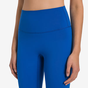 MAYLIFY Breathable Women High Elastic Yoga Pants Tights Quick Dry Sports Solid Color Leggings with Pocket