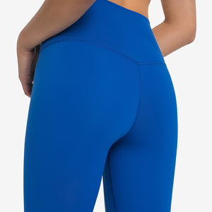 MAYLIFY Breathable Women High Elastic Yoga Pants Tights Quick Dry Sports Solid Color Leggings with Pocket