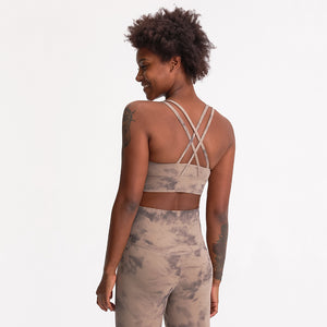 MAYLIFY Strappy Sports Bra for Women Sexy cross for Yoga Running Athletic Gym Workout Fitness