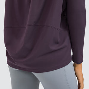MAYLIFY Long Sleeve Workout Shirts for Women Athletic Tops Running Yoga Shirts