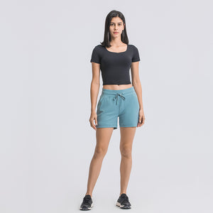 MAYLIFY Women's Short Sleeve Running Yoga Tops, Workout Gym Tops Shirts for Women, Tops for Sports Fitness