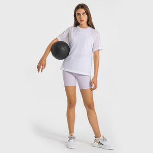 MAYLIFY Women's Sport Cool Dri Performance Short Sleeve T-Shirt
