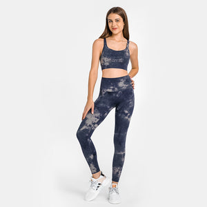 MAYLIFY Yoga Leggings Seamless High Waisted Tummy Control Yoga Pants for Gym Running Workout