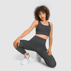MAYLIFY Sports Bra for Women Criss-Cross Back Padded Strappy Sports Bras Medium Support Yoga Bra with Removable Cups