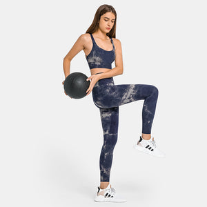 MAYLIFY Yoga Leggings Seamless High Waisted Tummy Control Yoga Pants for Gym Running Workout