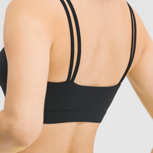 Tube Top Bralette Straps Padded  Sports Bra Sleep Bra Vest Tops with Elastic Straps for Women