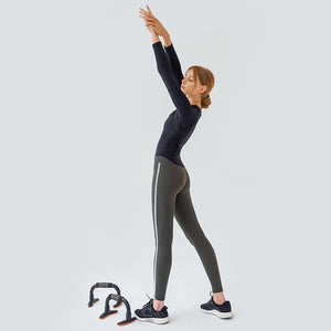YOGA Women's Seamless Long Sleeve Running Top Gym Sports Workout Casual T-Shirts