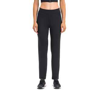Women's Track Pants Athletic Running Sweatpants with Zipper Pockets Sports Jogging Sweat Pants Straight Leg