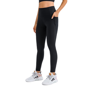 YOGA Women's  High Waist Tight Yoga Pants Workout Leggings with Pockets
