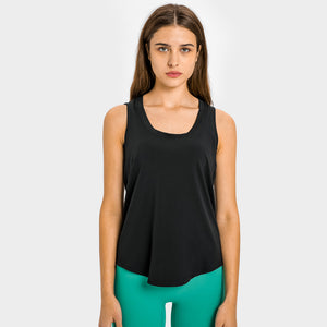 MAYLIFY Workout Tank Tops for Women - Sport Yoga Tops Loose Fit, Racerback Muscle Vest Shirt