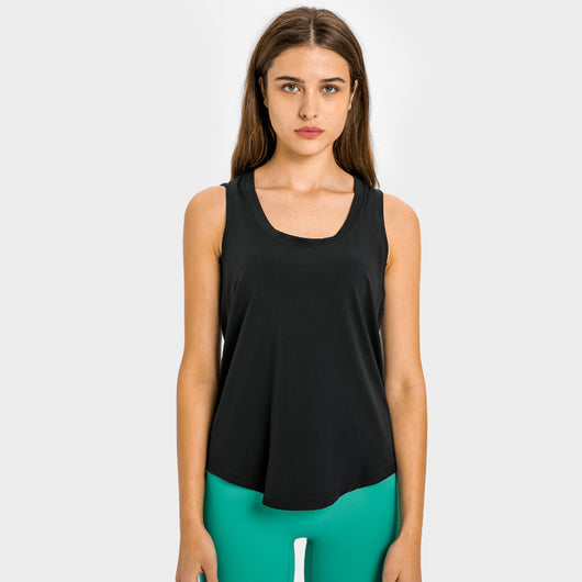 MAYLIFY Workout Tank Tops for Women - Sport Yoga Tops Loose Fit, Racerback Muscle Vest Shirt