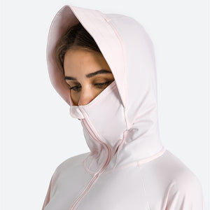 Womens Full Zip Hoodie Running Jacket long sleeve Workout Sports Shirts Yoga Training Tops  Sun Protection with Thumb Holes
