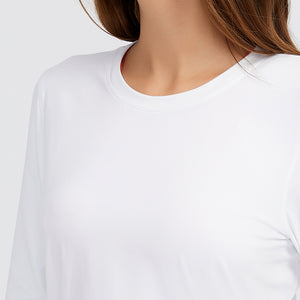 Womens Long Sleeve Tops Seamless Outdoor Performance T-Shirt sport top