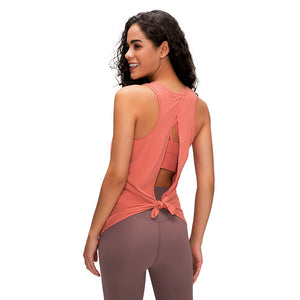 MAYLIFY Women's Workout Yoga Tank Tops - Sport Vest Sleeveless Gym Running Shirt