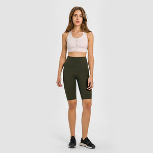 Yoga Shorts for Women Workout Gym Shorts Tummy Control Running Shorts Full Coverage seamless front fitness Short