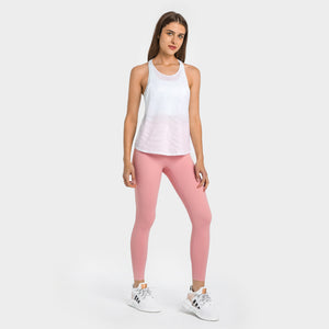 MAYLIFY Women's 2 in 1 Yoga Workout Mesh Shirts Activewear Racerback Sports Tank Tops