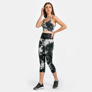 MAYLIFY Strappy Sports Bras-Criss Cross Back Workout Padded Wireless Yoga Bra