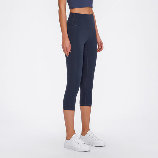 Thick High Waist Yoga Pants with Pockets Tummy Control Workout Running Yoga Leggings for Women