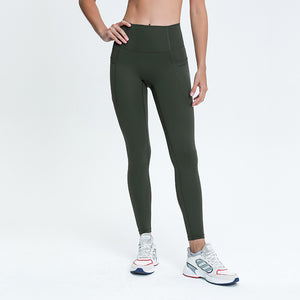 Yoga Pants with Pockets, Tummy Control, Workout Running Leggings with Pockets for Women