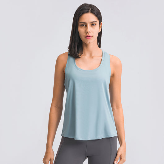 MAYLIFY Women's Workout Tank Top Racerback Lightweight Athletic Muscle Shirts Loose Fit Sport Gym Yoga Top