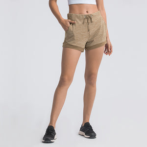 Performance Workout Women's Athletic Running Fitness Blank Plain Gym Shorts Women Active Shorts with Pockets