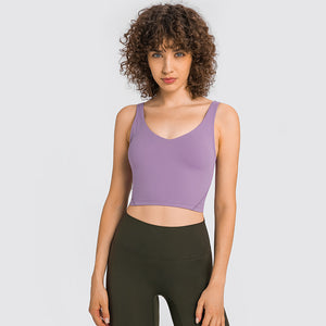 Shockproof Sports Bra Running Workout Gym Top Bra Short anti-shock yoga bra tank top