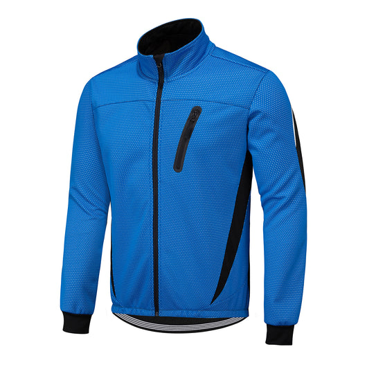 MAYLIFY Cycling Jacket Mens Waterproof Windproof Softshell Winter Thermal Breathable Bike Outerwear