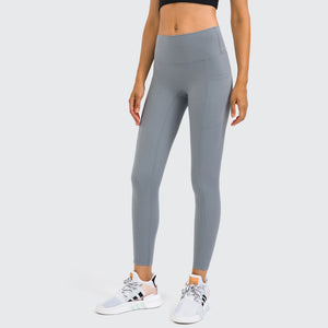 Yoga Pants with Pockets, Tummy Control, Workout Running Leggings with Pockets for Women