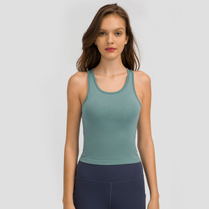 MAYLIFY Workout Tank Tops for Women - Athletic Yoga Tops, Racerback Running Tank Top