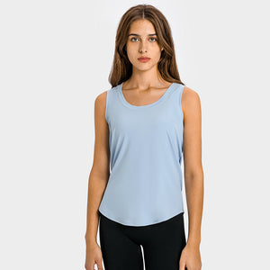 MAYLIFY Workout Tank Tops for Women - Sport Yoga Tops Loose Fit, Racerback Muscle Vest Shirt